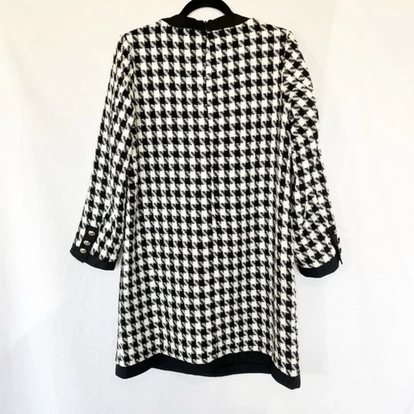 POMANDER PLACE Coco Tweed Bow Dress L - Picture 3 of 5